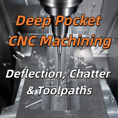 Deep Pocket CNC-työstö: taipuma, tärinä ja työstöradat